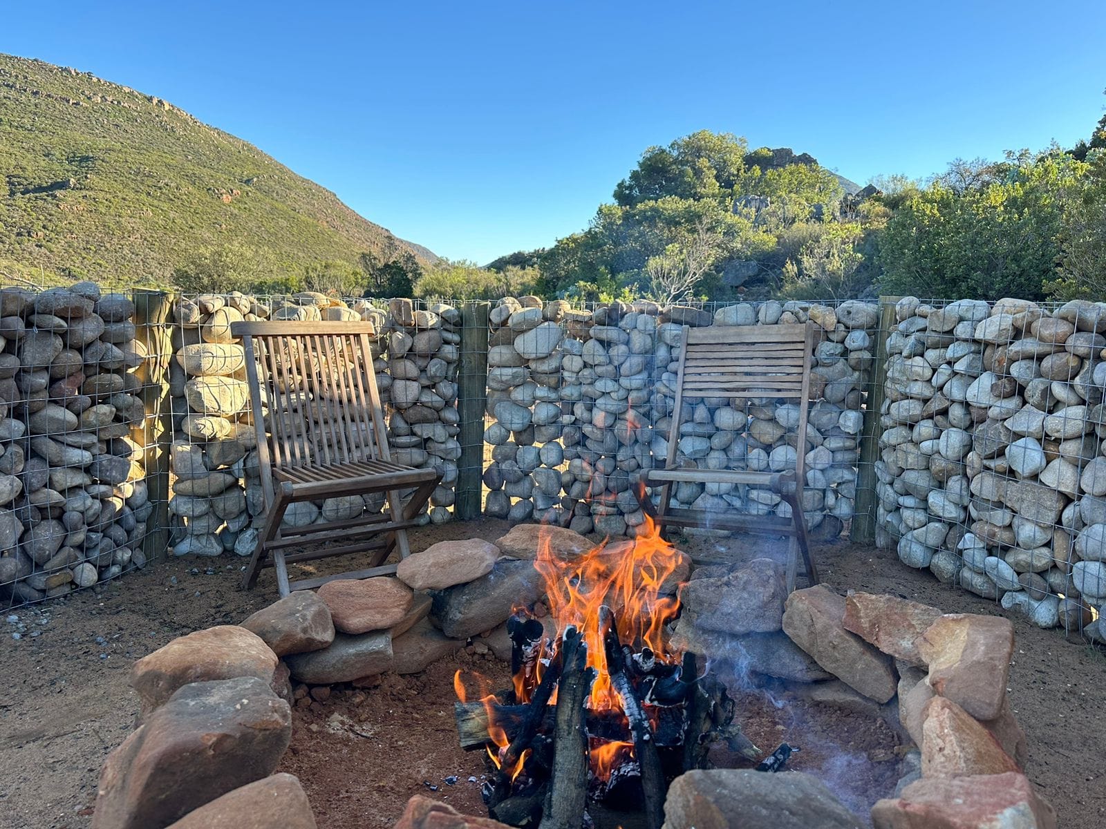 Caravan firepit